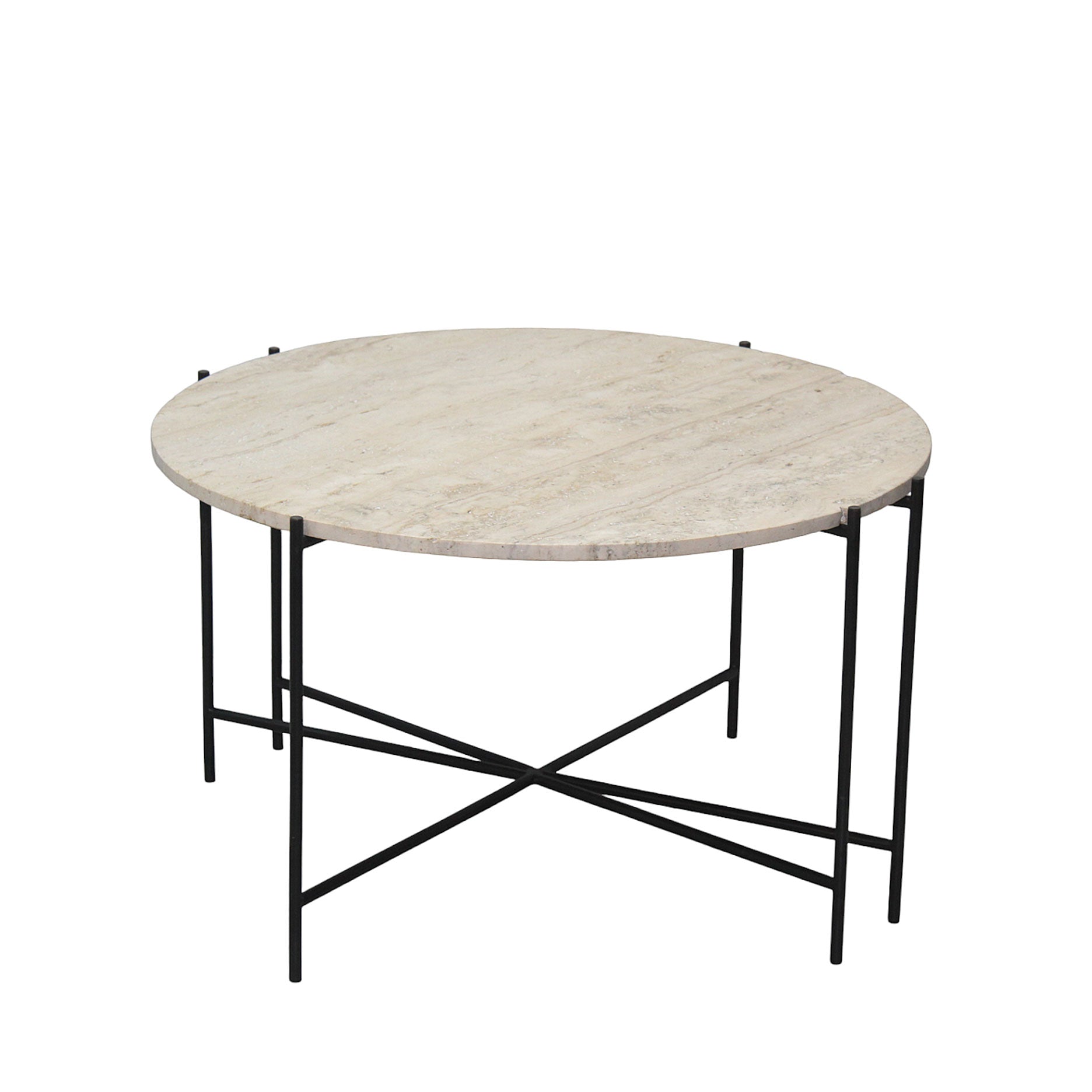 Viola IIII sofabord i traverti